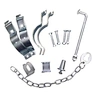 two part hinges ring latch